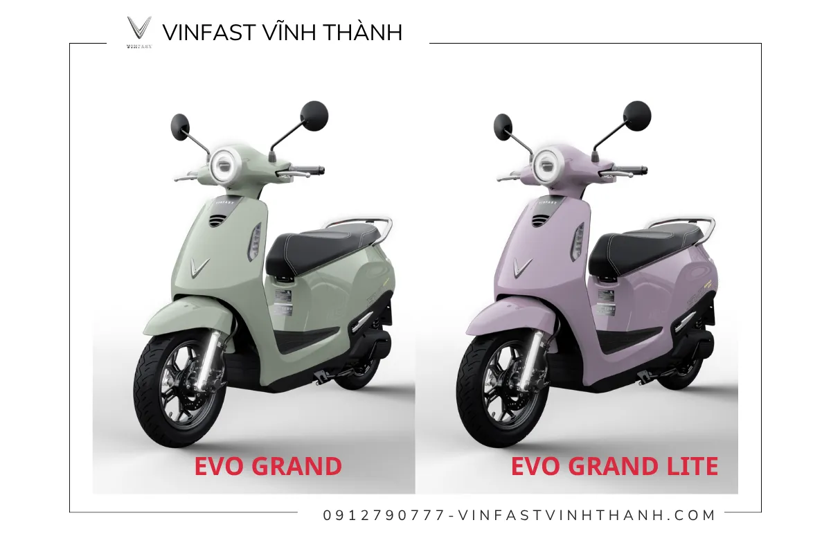 So sánh chi tiết VinFast Evo Grand và Evo Grand Lite