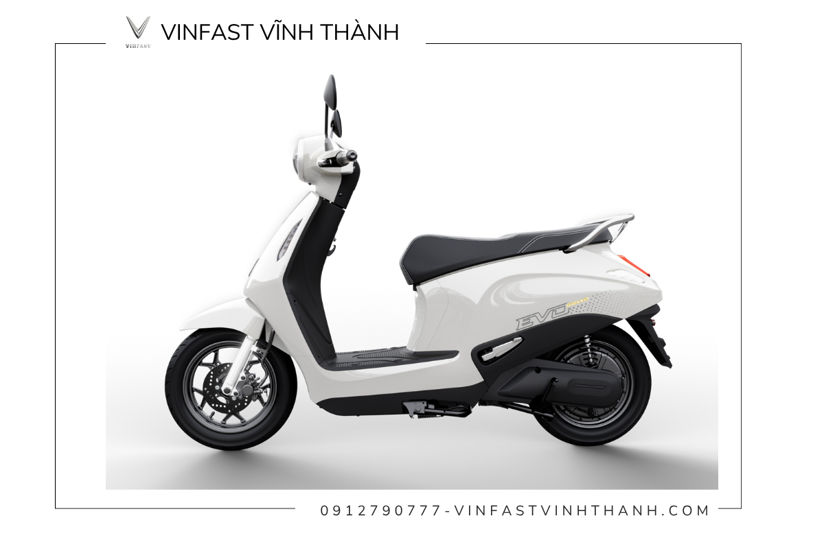 Yên xe của VinFast Evo Grand có độ cao 770 mm