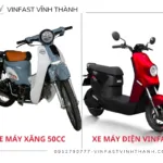 Học sinh nên mua xe máy xăng 50cc hay xe máy điện VinFast?