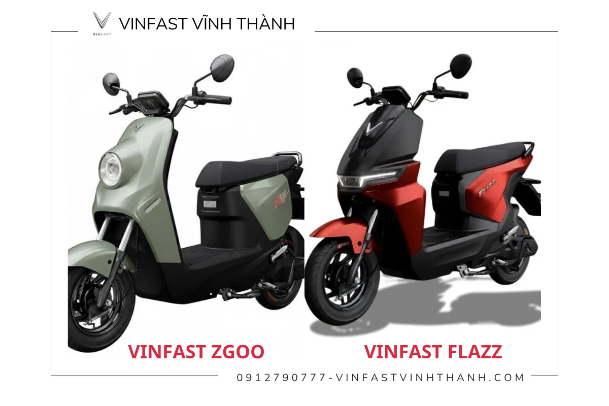 So sánh VinFast ZGoo và VinFast Flazz