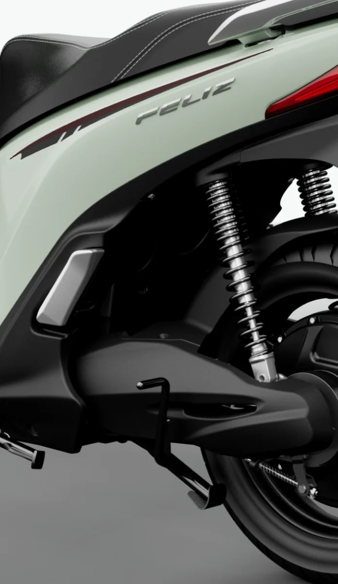 Trang bị động cơ BLDC Inhub và công suất tối đa 2800W, cho khả năng tăng tốc mạnh mẽ.