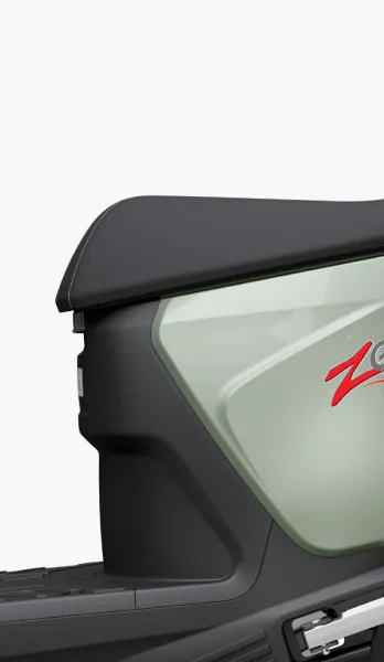 Thể tích cốp 14L đáp ứng nhu cầu cất giữ các vật dụng cần thiết.