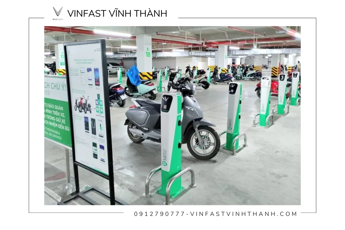 Loạt giải pháp sạc mới cho xe máy điện