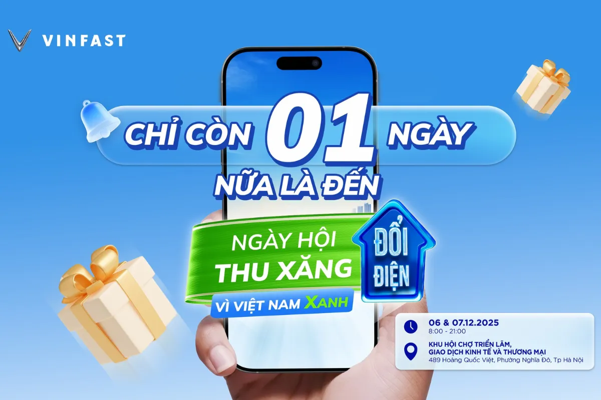 Thời gian và địa điểm tổ chức sự kiện "Thu Xăng Đổi Điện"