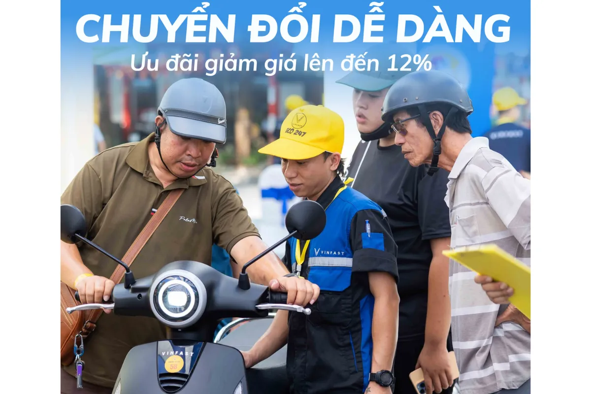 Ưu đãi giảm giá lên đến 12% tại sự kiện "Thu Xăng Đổi Điện"