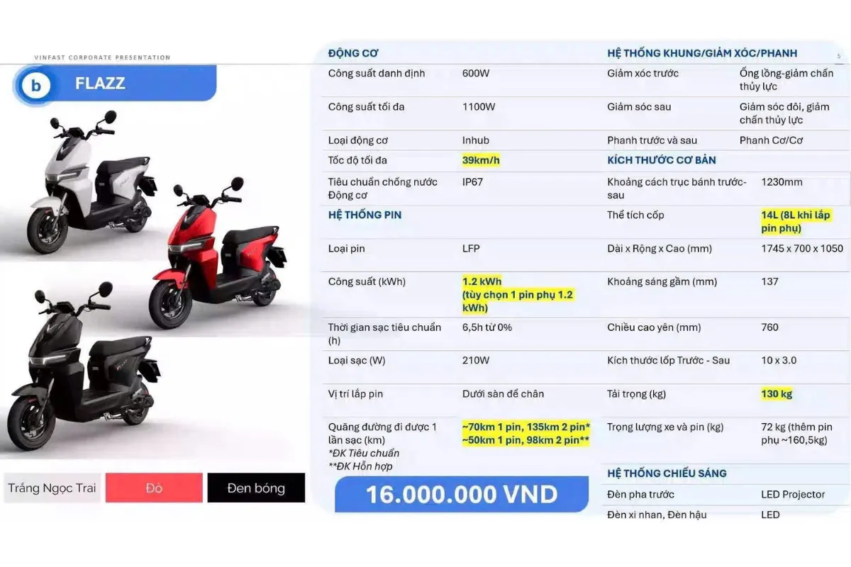 Mua xe VinFast Flazz ở đâu chính hãng, giá tốt