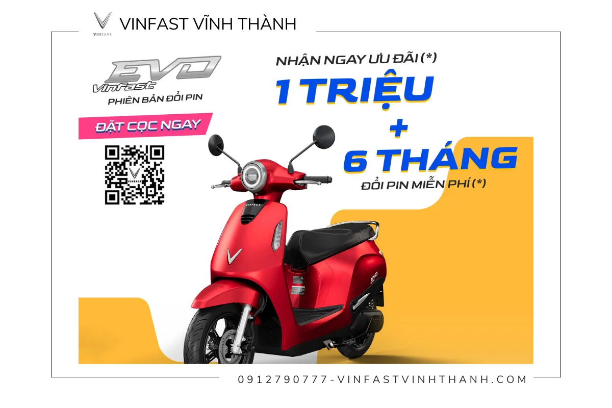 Chỉ còn 1 ngày để nhận ưu đãi hời cùng VinFast EVO mới
