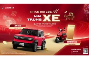 Chương trình "Nhân đôi lộc Tết - Mua xe trúng xe" VinFast 2026