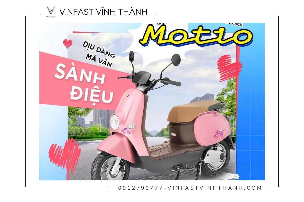 Xe máy điện VinFast Motio có mức giá chỉ hơn 10 triệu đồng