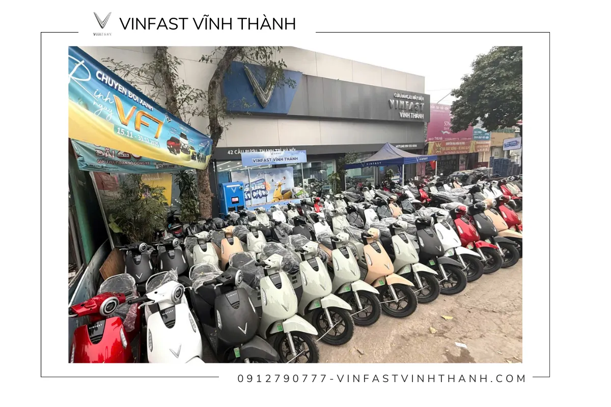 VinFast Vĩnh Thành - Địa chỉ bán xe máy điện VinFast chính hãng tại Hà Nội