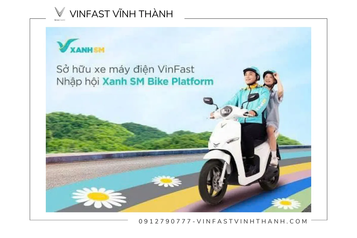 Ưu đãi lớn cho bác tài Xanh SM Platform tại VinFast Vĩnh Thành