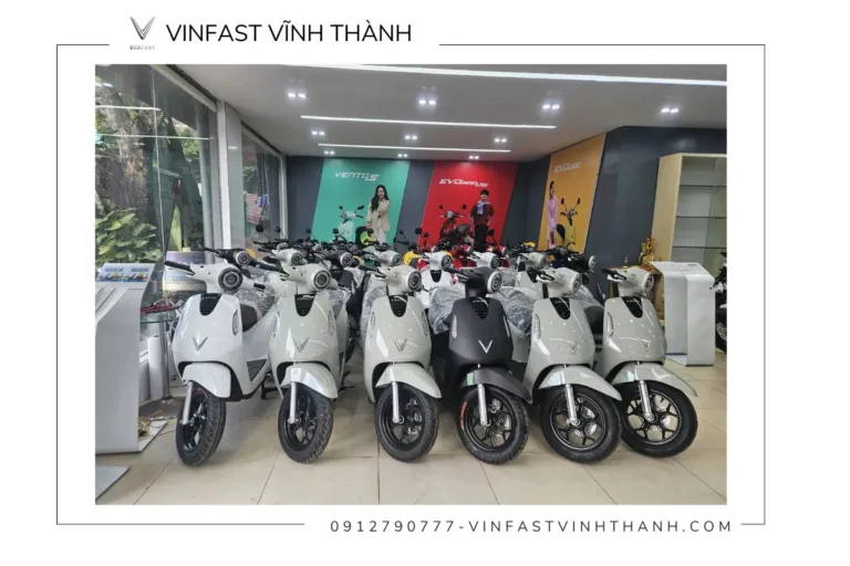 VinFast Evo Grand - Xe máy điện pin rời tiện lợi