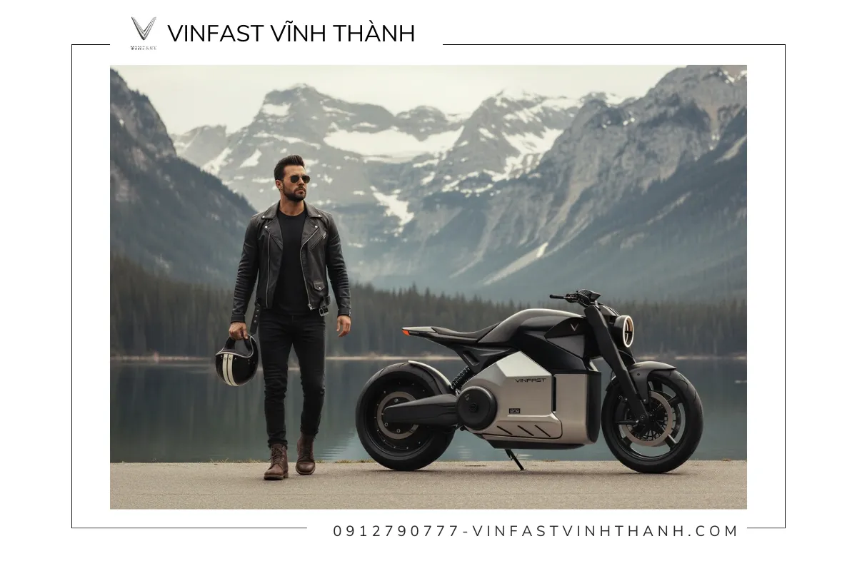 Mẫu xe máy điện mới VinFast Subab sở hữu vẻ đẹp phóng khoáng