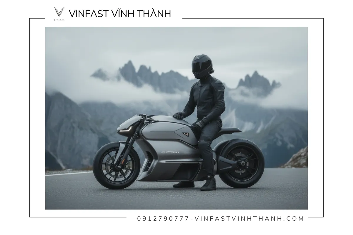 Mẫu xe máy điện mới VinFast Sudub có ngoại hình mạnh mẽ