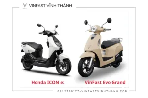 Chọn xe máy điện Honda ICON e: hay VinFast Evo Grand?