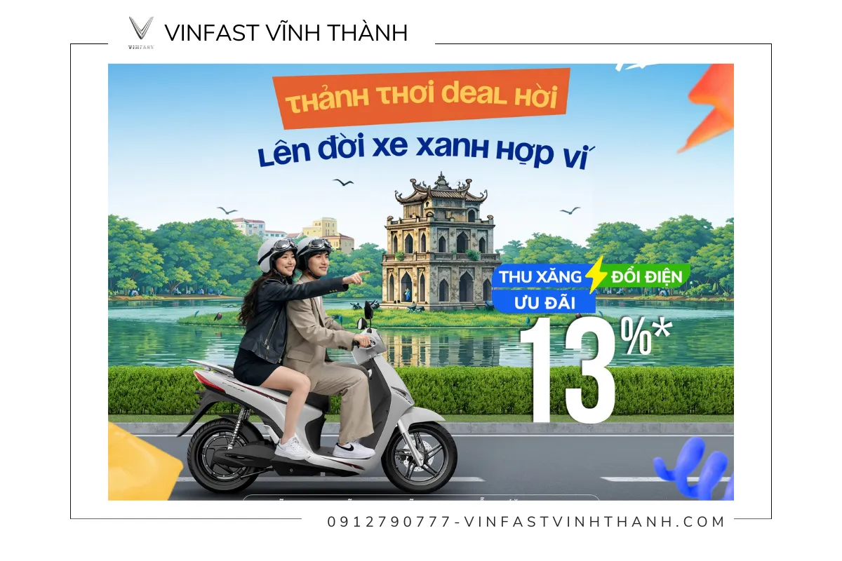 Giá xe máy điện VinFast sau chương trình “Thu xăng - Đổi điện”
