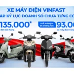 Doanh số xe máy điện VinFast chạm đỉnh chưa từng có trong tháng 3