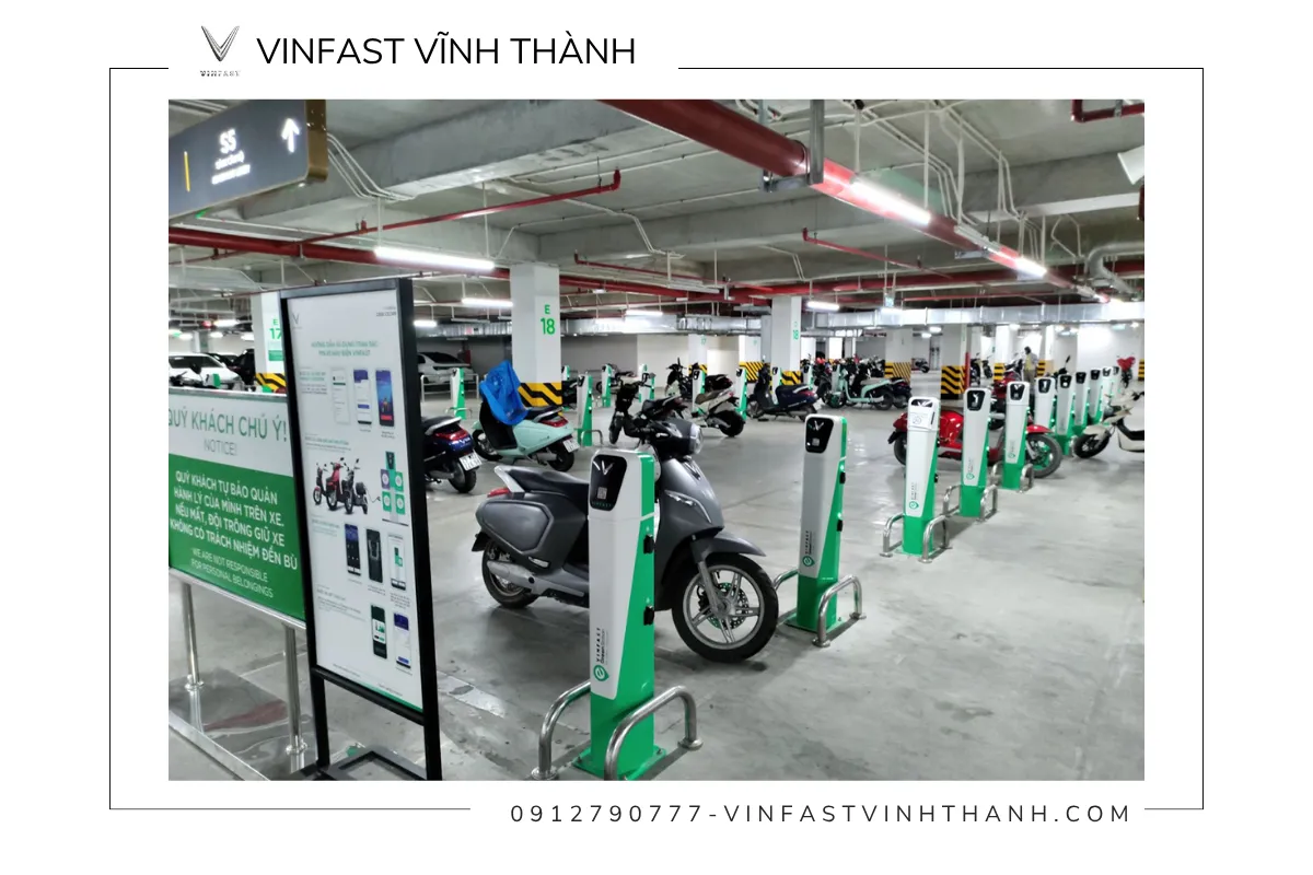 Sạc pin xe điện ngay sau khi vừa đi ngoài nắng