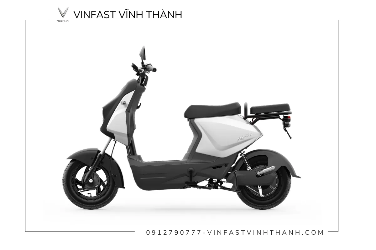 Xe máy điện VinFast Amio tích hợp bàn đạp hybrid tiện lợi