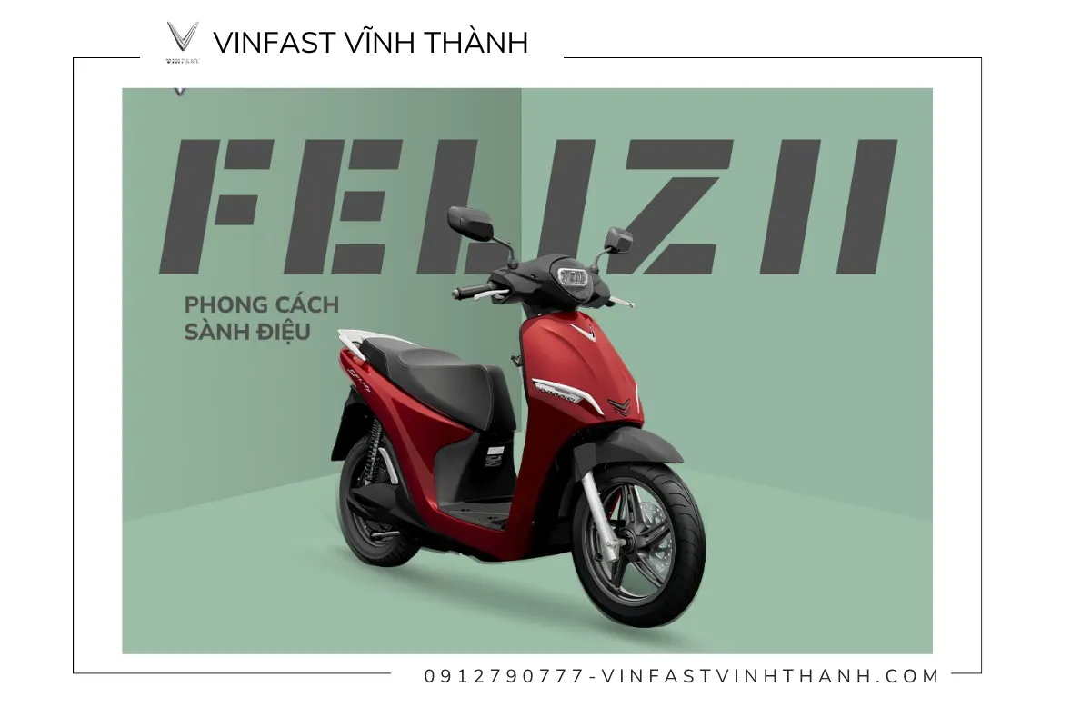 VinFast Feliz II - Mẫu xe máy điện cho nữ đẹp tầm giá 30 triệu