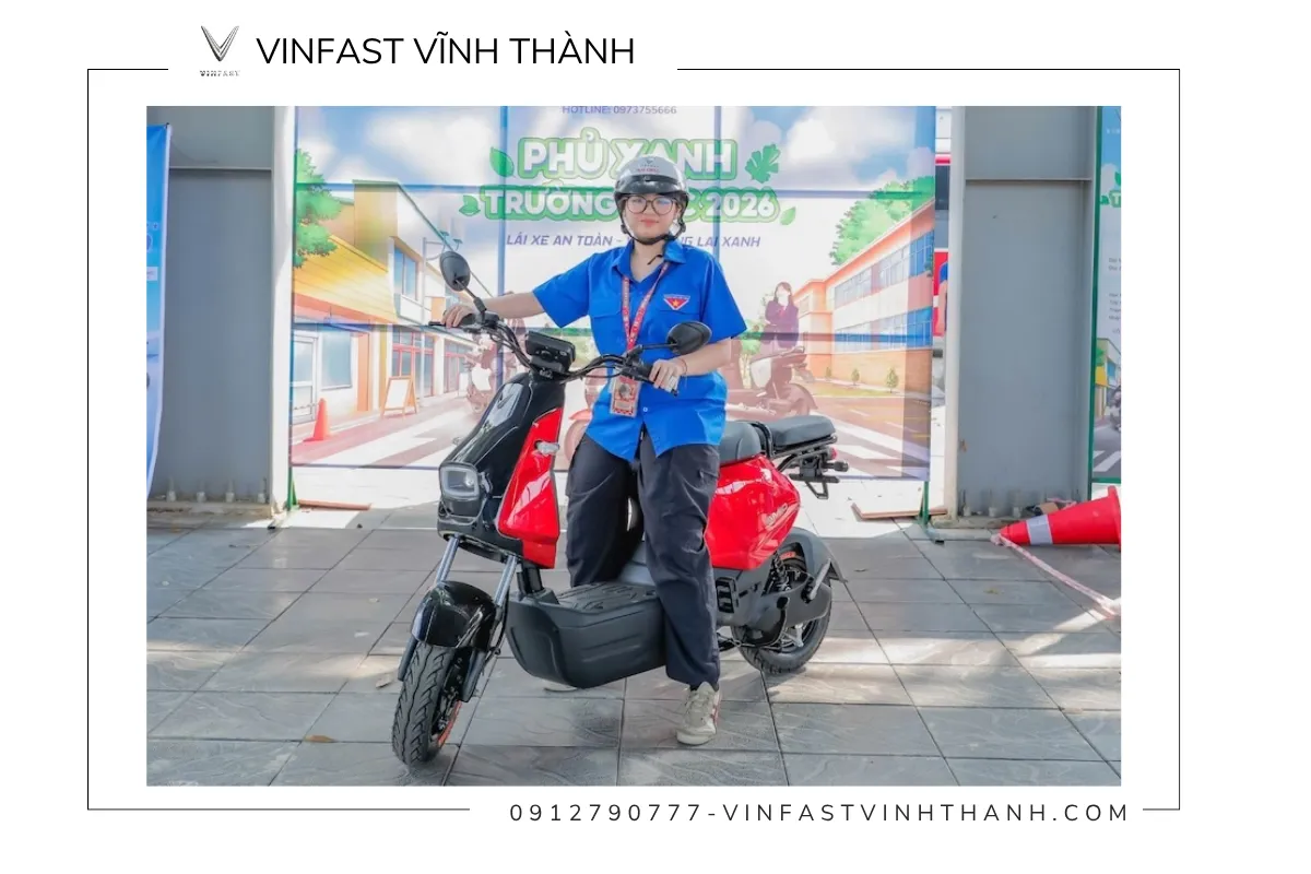 VinFast Amio – Mẫu xe máy điện dành riêng cho học sinh