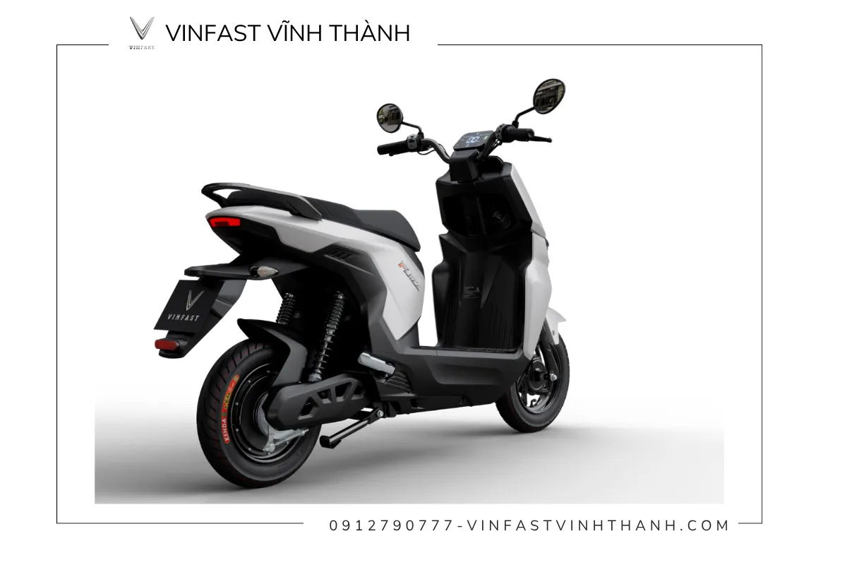 Xe máy điện VinFast Flazz được trang bị hệ thống giảm xóc thủy lực hiện đại