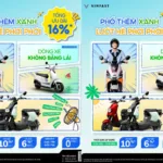 Ưu đãi giảm 16% xe máy điện VinFast không cần bằng lái