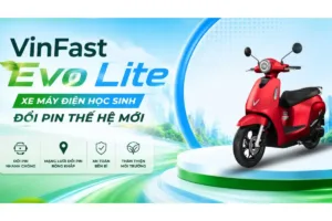 VinFast Evo Lite - Xe điện học sinh đẹp, đổi pin nhanh
