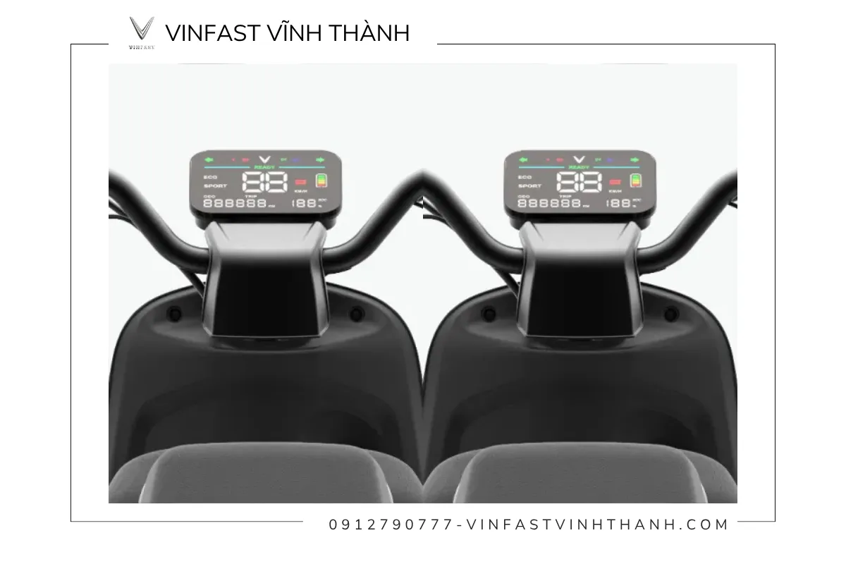 VinFast Amio S được trang bị màn hình HMI hiện đại