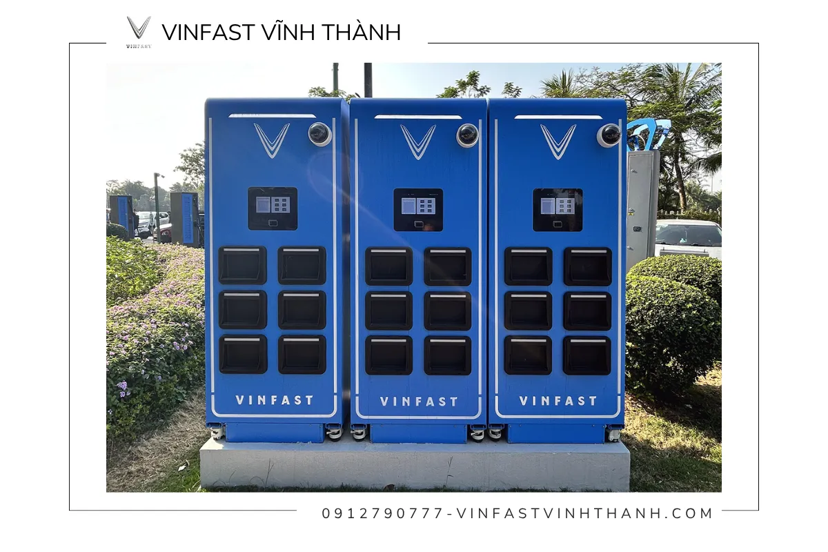 Hướng dẫn tìm tủ đổi pin xe máy điện VinFast gần nhất