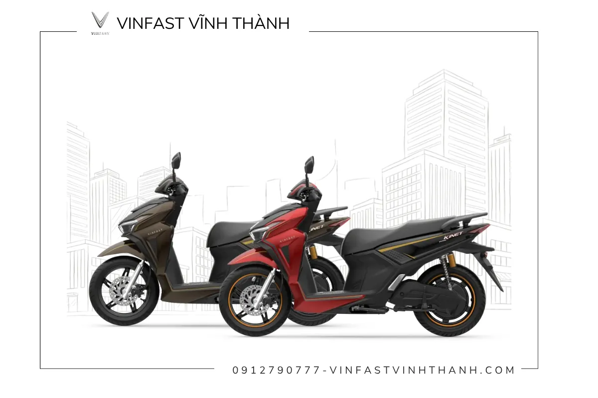 Thiết kế của VinFast Kinet mang phong cách thể thao và hiện đại