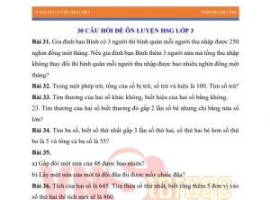 71 bài toán ôn luyện học sinh giỏi lớp 3 phần 2