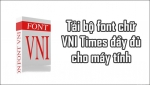 Tải Font VNI - bộ Font Tiếng Việt đầy đủ