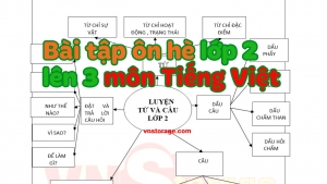 Bài tập ôn hè lớp 2 lên 3 môn Tiếng Việt