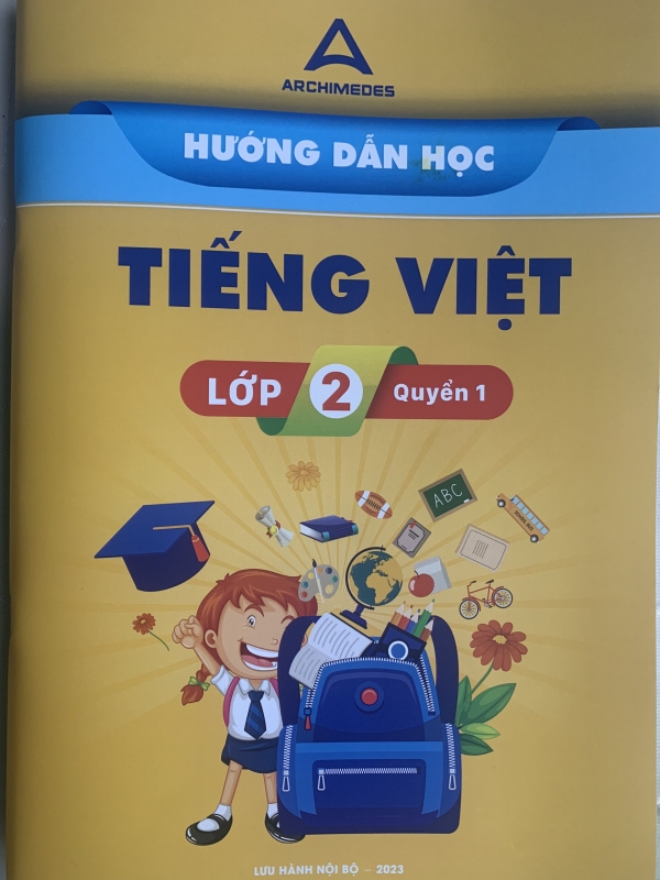 Sách Hướng Dẫn Học Tiếng Việt 2 - Quyển 1 - Sách mới 2023 Trường Archimedes