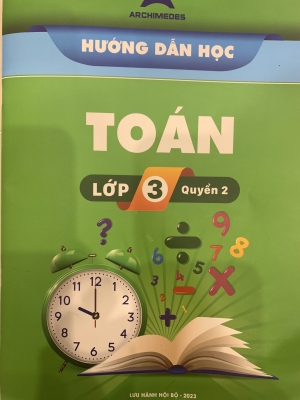 Sách Hướng Dẫn Học Toán 3 - Quyển 2 mới 2023 - Trường Archimedes