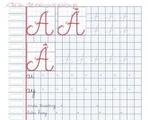 File tập viết chữ lớp 1 mới nhất