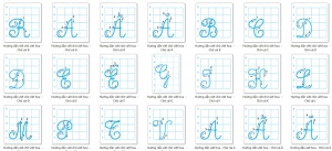 Hướng dẫn viết chữ Tiếng Việt viết Hoa đẹp