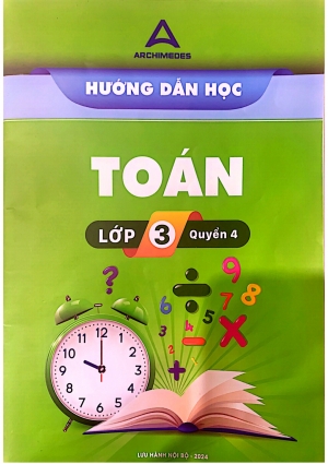Sách Hướng Dẫn Học Toán 3 - Quyển 4 mới 2023 - Trường Archimedes