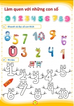 Toán tiền tiểu học: Làm quen với những con số