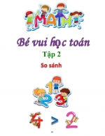 Toán tiền tiểu học (Tập 2): So sánh số