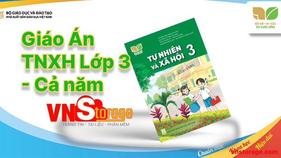 Giáo án môn Tự Nhiên Xã Hội lớp 3 Sách Kết nối tri thức và cuộc sống