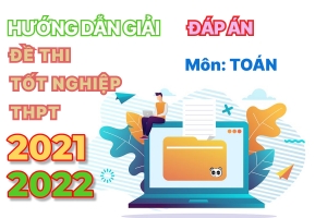 Đề Thi và Hướng Dẫn Giải Môn Toán Tốt Nghiệp THPT năm 2021-2022