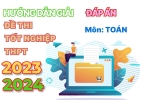 Đề Thi và Đáp Án Môn Toán Tốt Nghiệp THPT năm 2024