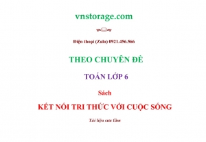 Tổng hợp bài toán theo chuyên đề Toán lớp 6 sách KTTT (Có đáp án)