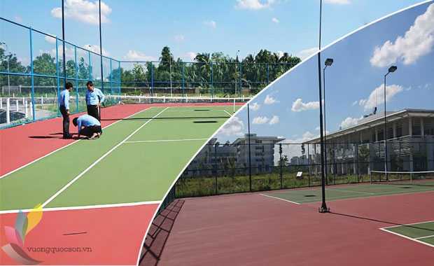 Báo Giá Thi Công Sửa Chữa Vết Nứt Sân Tennis
