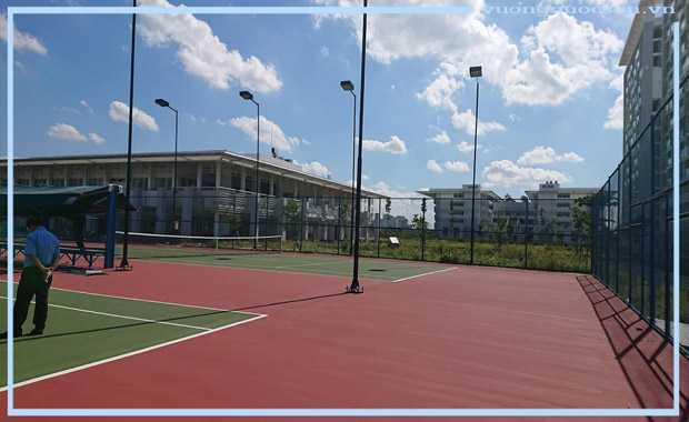 Đội Thi Công SơnaHướng Dẫn Tự Thi Công Sơn Sân Tennis Nền Nhựa Đường Tennis Tiêu Chuẩn Giá Rẻ