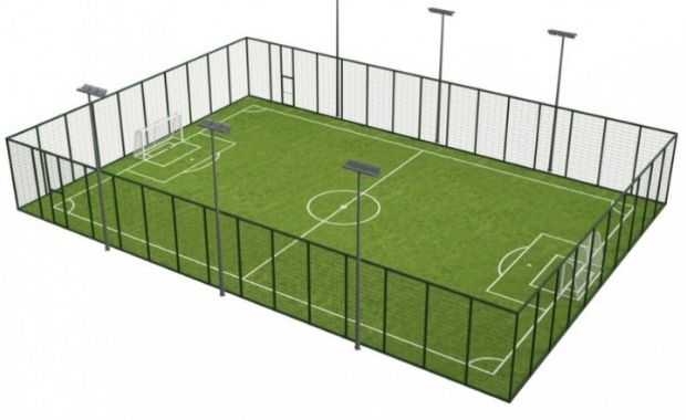 Kích thước tiêu chuẩn của 1 sân bóng đá cỏ nhân tạo