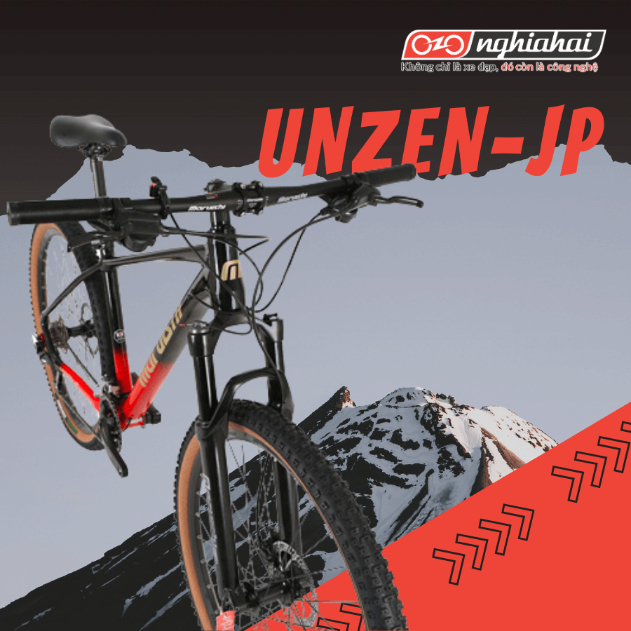 Xe đạp địa hình UNZEN-JP Đỏ