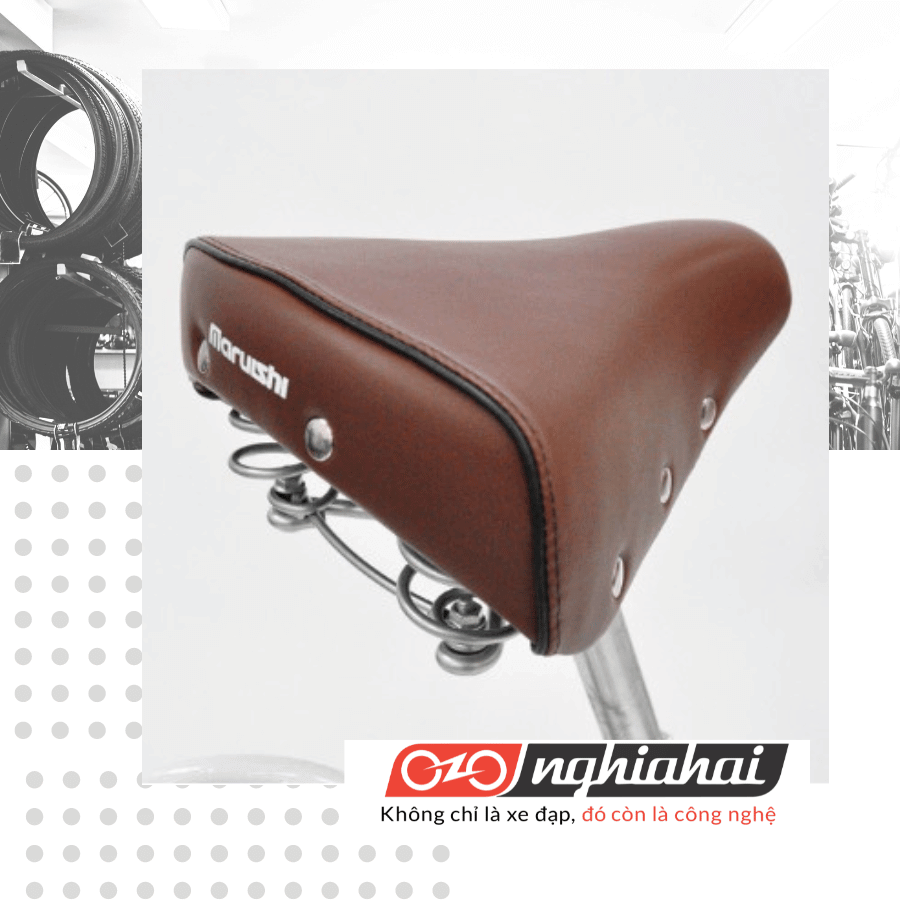 Yên xe đạp trợ lực Frackers Cocotie
